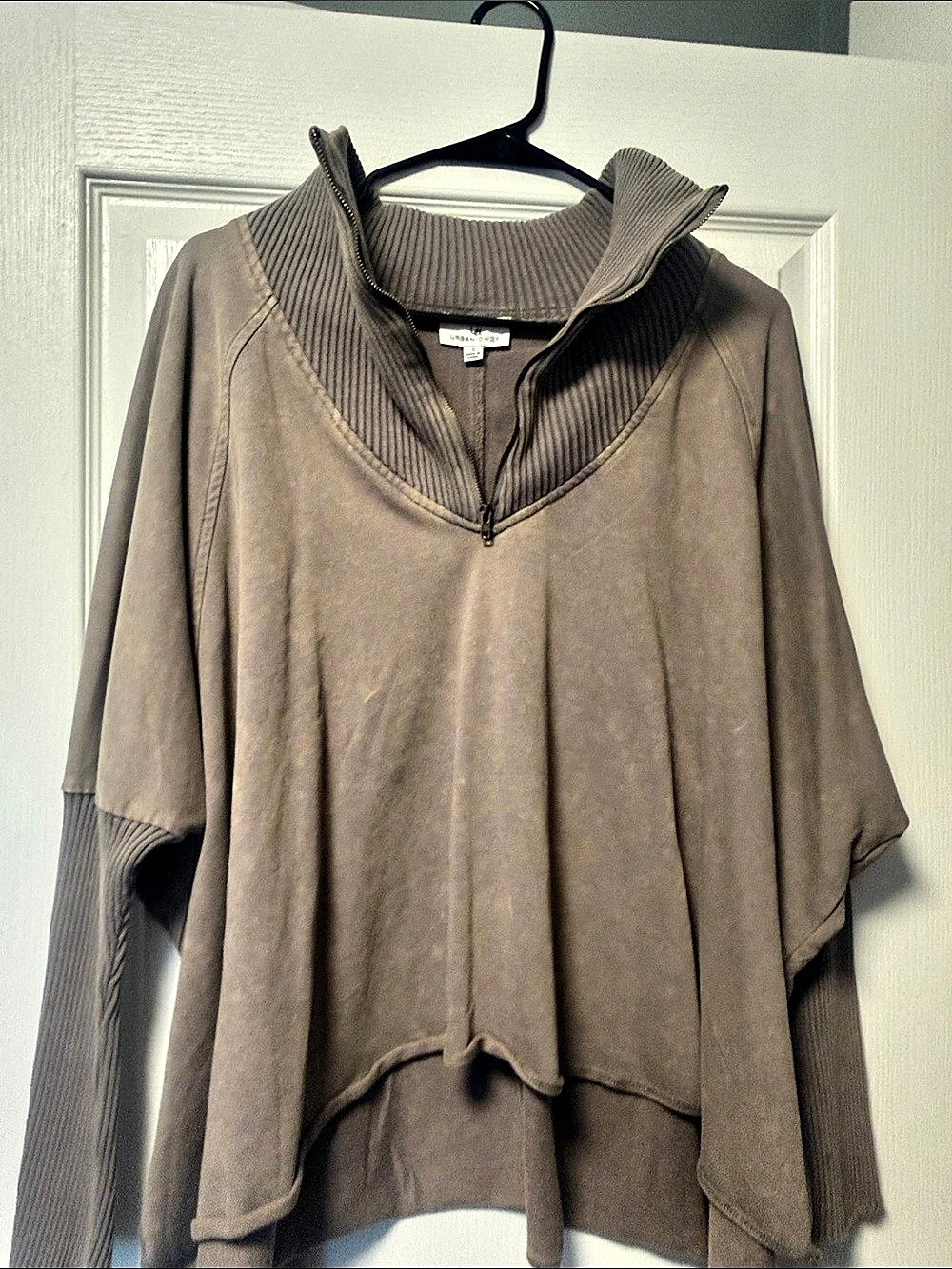 Urban Daizy Brown Layered Tunic Top Size Small